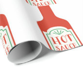 Papier Cadeau Sauce chaude (Coin rond)