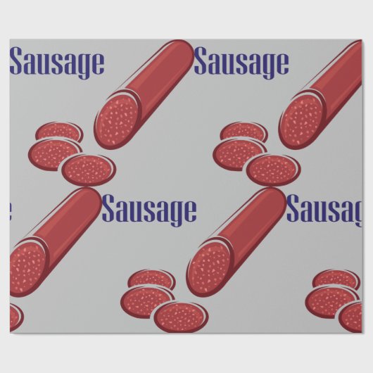 Papier Cadeau Saucisse (Plat)