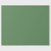 Papier Cadeau Sauge foncée (couleur solide) (Plat)