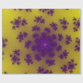 Papier Cadeau Saupoudrer de banane florale (Plat)