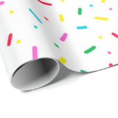 Papier Cadeau Saupoudrer douces (Coin rond)