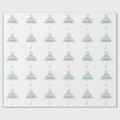 Papier Cadeau Saupoudrer L'Amour Nuptiale Ou Baby shower Rose &  (Plat)