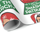 Papier Cadeau Saupoudrer le patriarcat pour Noël (Coin rond)