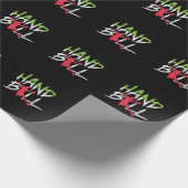 Papier Cadeau Saut de handball (Coin)