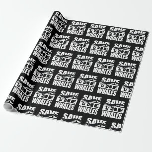 Papier Cadeau Sauvez Les Baleines