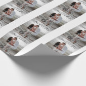Papier Cadeau Save the date simple minimal QR scan code details  (Coin)