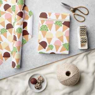 Papier Cadeau Saveurs de glace