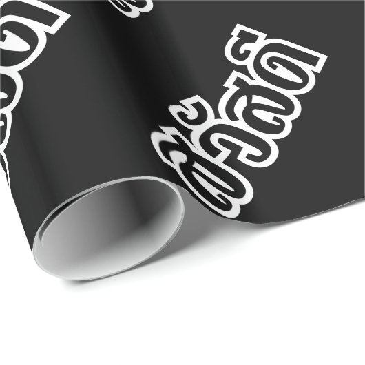 Papier Cadeau Sawatdee / Hello ~ Thaïlande / Script en thaï (Coin rond)