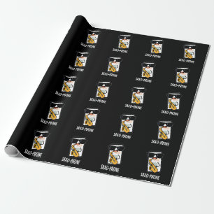 Papier Cadeau Saxo-phone Blagues de téléphone portable drôles Fo
