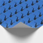 Papier Cadeau Saxophone (Coin)
