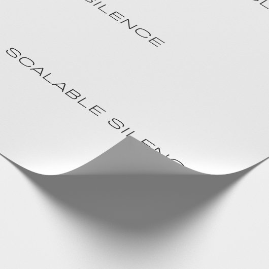 Papier Cadeau Scalable Silence Corporate Irony Gift Wrap (Coin)