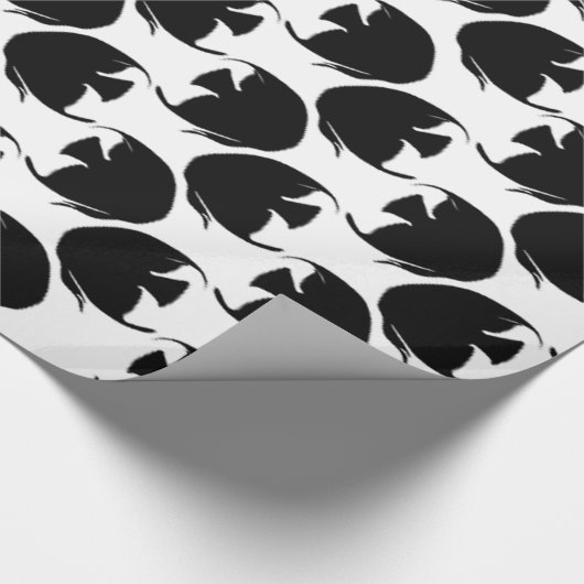 Papier Cadeau Scalaire noir (Coin)