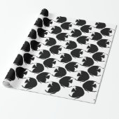 Papier Cadeau Scalaire noir (Déroulé)
