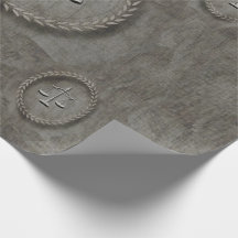 Scales de justice Gritty Grey Gift Wrap