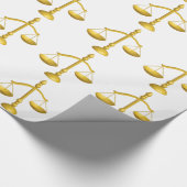 PAPIER CADEAU SCALES OF LAW AND JUSTICE (Coin)