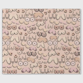 Papier Cadeau Scandi moderne neutre (Plat)