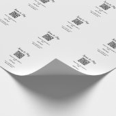 Papier Cadeau Scannez pour payer en scannant le code QR, ajoutez (Coin)