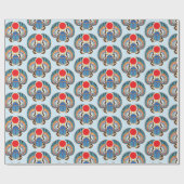 Papier Cadeau scarabée égyptien (Plat)