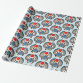 Papier Cadeau scarabée égyptien (Déroulé)