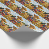 Papier Cadeau Scarecrow Wearing a Sombrero and Poncho (Coin)