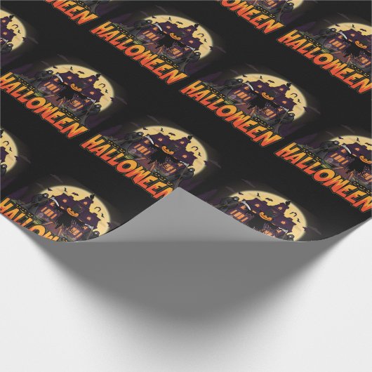 Papier Cadeau Scary House (Coin)