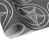 Papier Cadeau Sceau de Baphomet CoS (Coin rond)