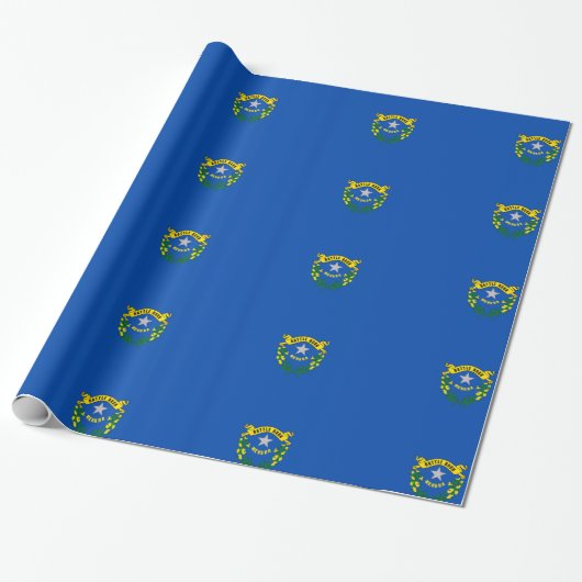 Papier Cadeau sceau du drapeau du Nevada (Déroulé)