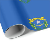 Papier Cadeau sceau du drapeau du Nevada (Coin rond)
