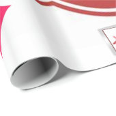 Papier Cadeau Scellé un baiser adolescent enveloppant papier ann (Coin rond)