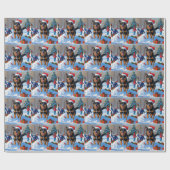 Papier Cadeau Scène belge de Noël de Malinoi (Plat)