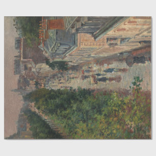 Papier Cadeau Scène de rue à Paris, France (par Maximilien Luce)