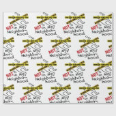 Papier Cadeau Scène du crime (Plat)