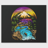 Papier Cadeau Scène extérieure (Plat)