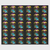 Papier Cadeau Scène extérieure (Plat)
