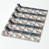 Papier Cadeau Scènes de Noël (Déroulé)