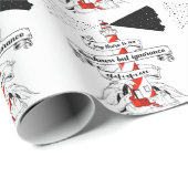 Papier Cadeau Schakespeare citation Illustration de phare (Coin rond)