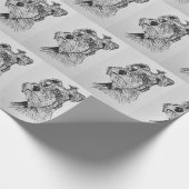 Papier Cadeau Schnauzer (Coin)