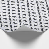 Papier Cadeau Schnauzer géant Conception de l'histoire (Coin)