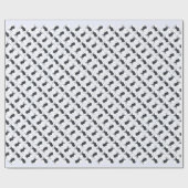 Papier Cadeau Schnauzer géant Conception de l'histoire (Plat)