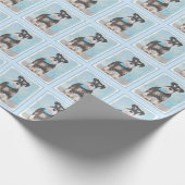 Papier Cadeau Schnauzer (Miniature) Peinture - Joli chien origin (Coin)