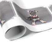 Papier Cadeau Schnauzer - Tom Dooley (Coin rond)