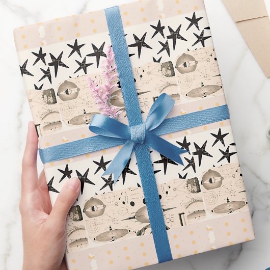 Papier cadeau sci-fi