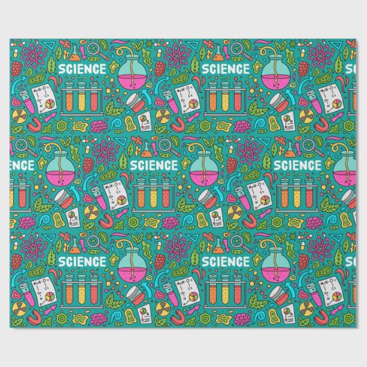 Papier Cadeau Science (Plat)