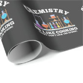 Papier Cadeau Science Chimiste Humour La chimie est comme la Cui (Coin rond)