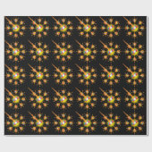 Papier Cadeau Science de la fission nucléaire (Plat)