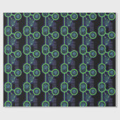 Papier Cadeau Science de l'identification des empreintes digital (Plat)
