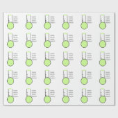 Papier Cadeau Scientifique et chimie (Plat)