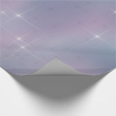 Papier Cadeau Scintillement mauve bleu (Coin)
