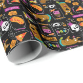 Papier Cadeau Scooby-Doo | Halloween Scooby-Doo Motif (Coin rond)