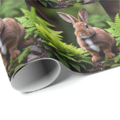 Papier Cadeau "Scooby le lapin nain : Une petite balle de joie" (Coin rond)